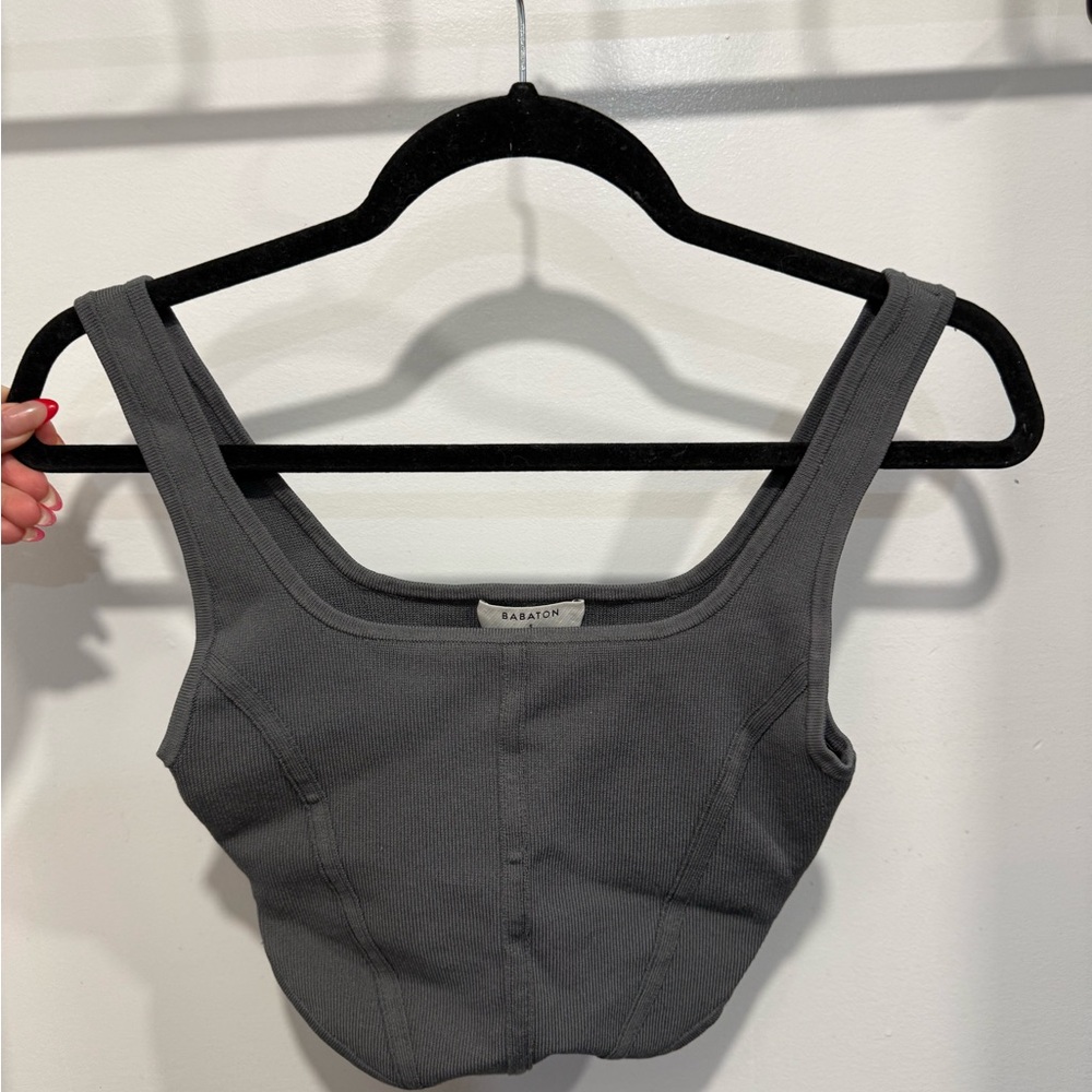 Babaton Soft Ribbed Tank Top